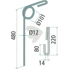 Høfilepil, vigtig til efterslæbning af afgrøder.