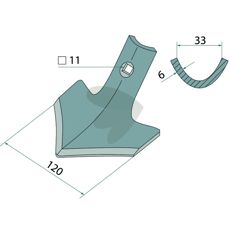 Holdbart gåsefodsskær 214000, et must for din maskinpark.