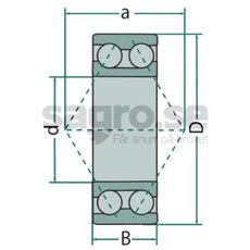 Vinkelkontaktleje til pålidelig rotation med høj ydelse.
