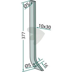 Robust skaft, perfekt til brug med forskellige landbrugsredskaber.
