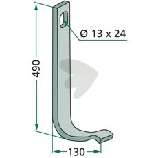 Fremstilling af en forstærkningsfjeder på 40x12mm til traktorer.