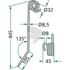 Hatzenbichler 93007 efterårsredskabsstift, designet til professionel anvendelse og resultater.