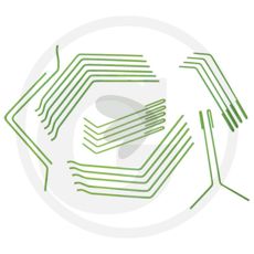 Sæt med efterårsredskabsstifter 3820300 til effektiv og holdbar jordbearbejdning.