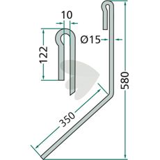 Yder efterharvetand for at effektivisere traktorer arbejde.