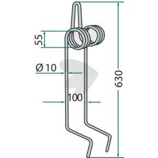 Efterharvetand Kverneland/Accord 351034, bygget til høj ydeevne.