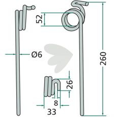 Efterharvetand Fiona - C140002, ideel til præcision i havearbejde.
