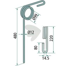 Lige efterharvetand, ideel til ensartet jordbearbejdning.
