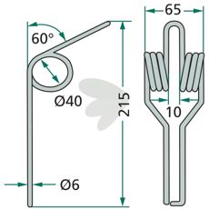 Efterharvetand 3537042, perfekt til at maksimere udbyttet i marken.