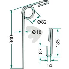Kongskilde efterharvspløk, art.nr 2060500, holdbar og effektiv.