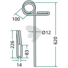 Kverneland efterharvspløk, optimalt udformet til høj kvalitet.
