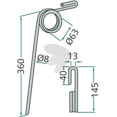 Efterharvspløk KRM, art.nr 7003101, designet til høj effektivitet.