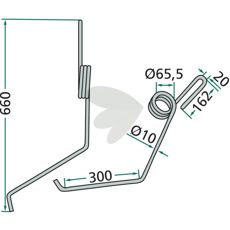 Efterslæbepind kompatibel med model 1801700000, for optimeret ydeevne.