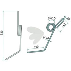 Lemken efterslæbepind som giver overlegen bearbejdning af jorden for Hassia.