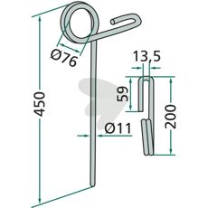 Kvalitets efterslæbepind til Massey Ferguson traktorer, bygget for holdbarhed.
