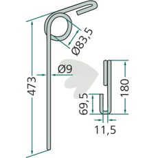 Falcon efterharvetand fra Väderstad, designet til høj ydeevne.