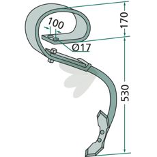 Bladfjederpin Vibroflex Type VF, optimeret til forskellige anvendelser.