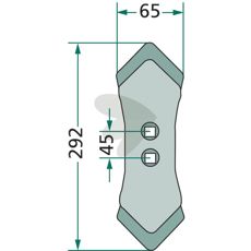Skær K32, robust og holdbart alternativ til landbrug og konstruktion.