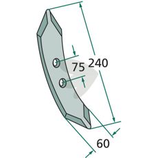 Skær til B245 og B255, robust og effektiv til alsidig anvendelse.
