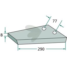 Højre vingeskær fra Landsberg, opbygget til krævende opgaver.