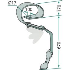 Ægte VFM pind, vigtig komponent til stabilitet og funktionalitet.