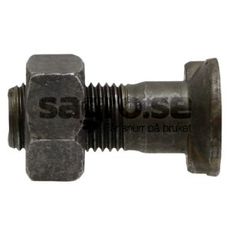 Holdbar plovskrue M12 x 1,25 i henhold til DIN 933-10.9 til landbrug.