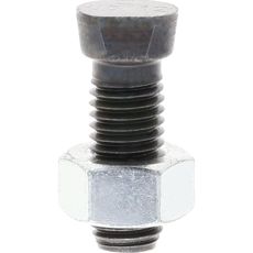 Plovskrue med møtrik M12x1,75 for effektiv montering i plovudstyr.