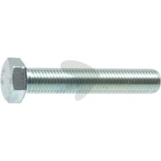 Sekskantskrue 10x30 DIN 933 8.8 galvaniseret, perfekt til sikre forbindelser.