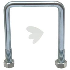 Bøjleskrue M12x1,75mm, fremragende til byggeprojekter og reparationer.