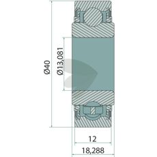Holdbart leje for maskiner, sikrer glat drift og minimerer friktion.