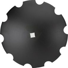 Tallerken tandet firkanthul 41x41 cm, perfekt til høstarbejde og mærkning.