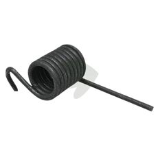 Fjeder anvendt til dybdebegrænser, ideel til jordbearbejdning.