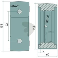 Højkvalitets lejehus for langvarig holdbarhed og ydeevne.