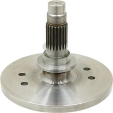 Aksel og knivfæste der sikrer præcis klipning i marken.