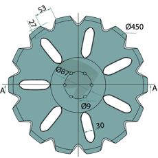 Skivekniv, en pålidelig komponent for at sikre kvalitet og ydeevne i maskiner.