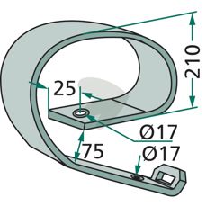 Fjeder 65x16, væsentlig for at sikre smidig drift af maskiner.
