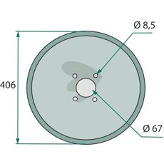 Skivriste 110034, en vigtig komponent for maskinens ydeevne.