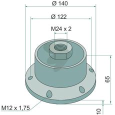 Leje H2238130 som sikrer smøring og lang levetid.