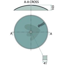 Tallerken 117121, robust og pålidelig komponent til traktorreparation.