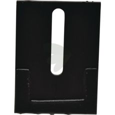 Skrabeblad i plast, 121x90 mm, ideel til grundig rengøring.