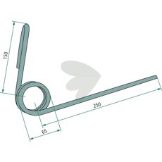 250mm forreste efterharvetand til øget manøvrerbarhed i marken.