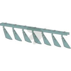 Indvendig og udvendig flange til firkantede aksler 26x26 mm, robust og effektivt design.