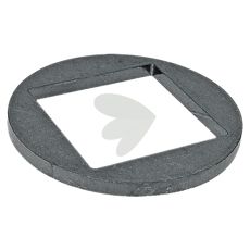 Reducerende skive for firkantaksel 28x28, sikrer stabil forbindelse.