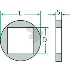 Svejsering for firkantaksel 50x50, garanterer stærk og sikker forbindelse.