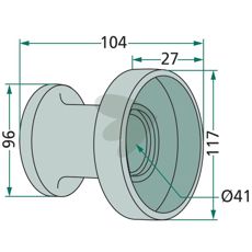 Lang støvlåg som anvendes i traktorudstyr for effektiv vandbeskyttelse.