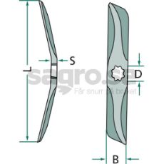 Højkvalitets spaderullekniv, ideel til brug på gårde.