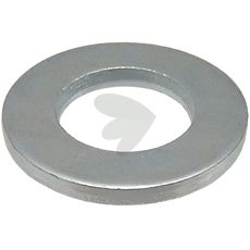 Stålskive af høj kvalitet, perfekt til fastgørelseselementer i tunge maskiner.