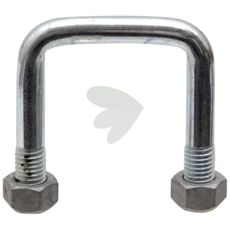 M12 bøjleskrue 34401004, perfekt til sikkerhedsbeslag inden for landbrug.