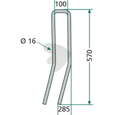 Efterharve stift Farmet 10592, perfekt til at forbedre jordstrukturen i din dyrkning.