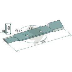 Højre kniv, passer Röll maskiner, perfekt til effektiv skæring.