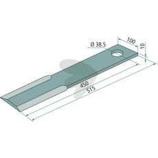 H401-065 kniv, kraftfuld og pålidelig til forskellige anvendelser.